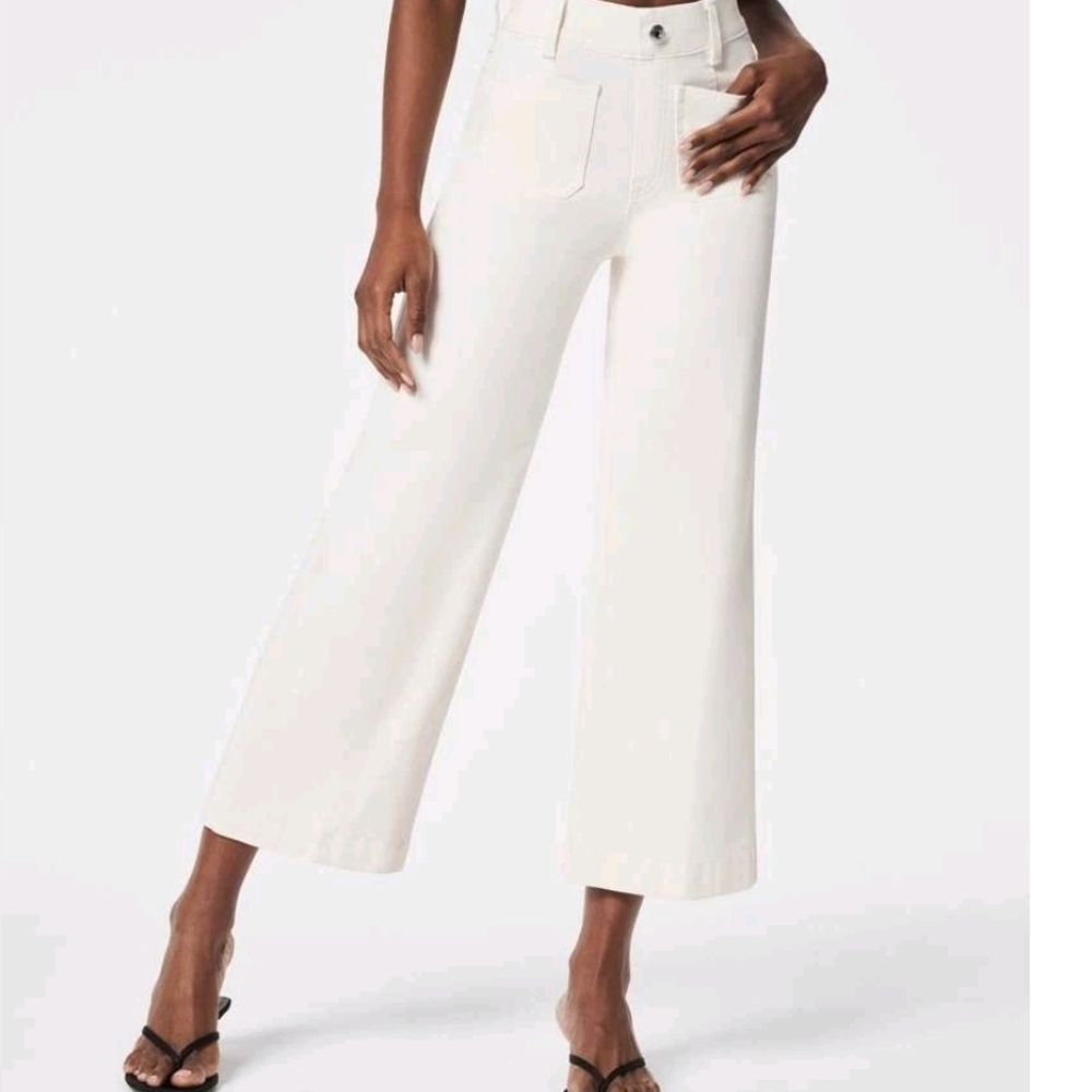 SPANX White Cropped Pants